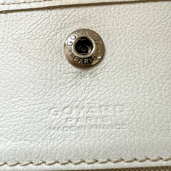 GOYARD White Goyardine Saint Louis PM Tote Bag - Picture 9 of 13